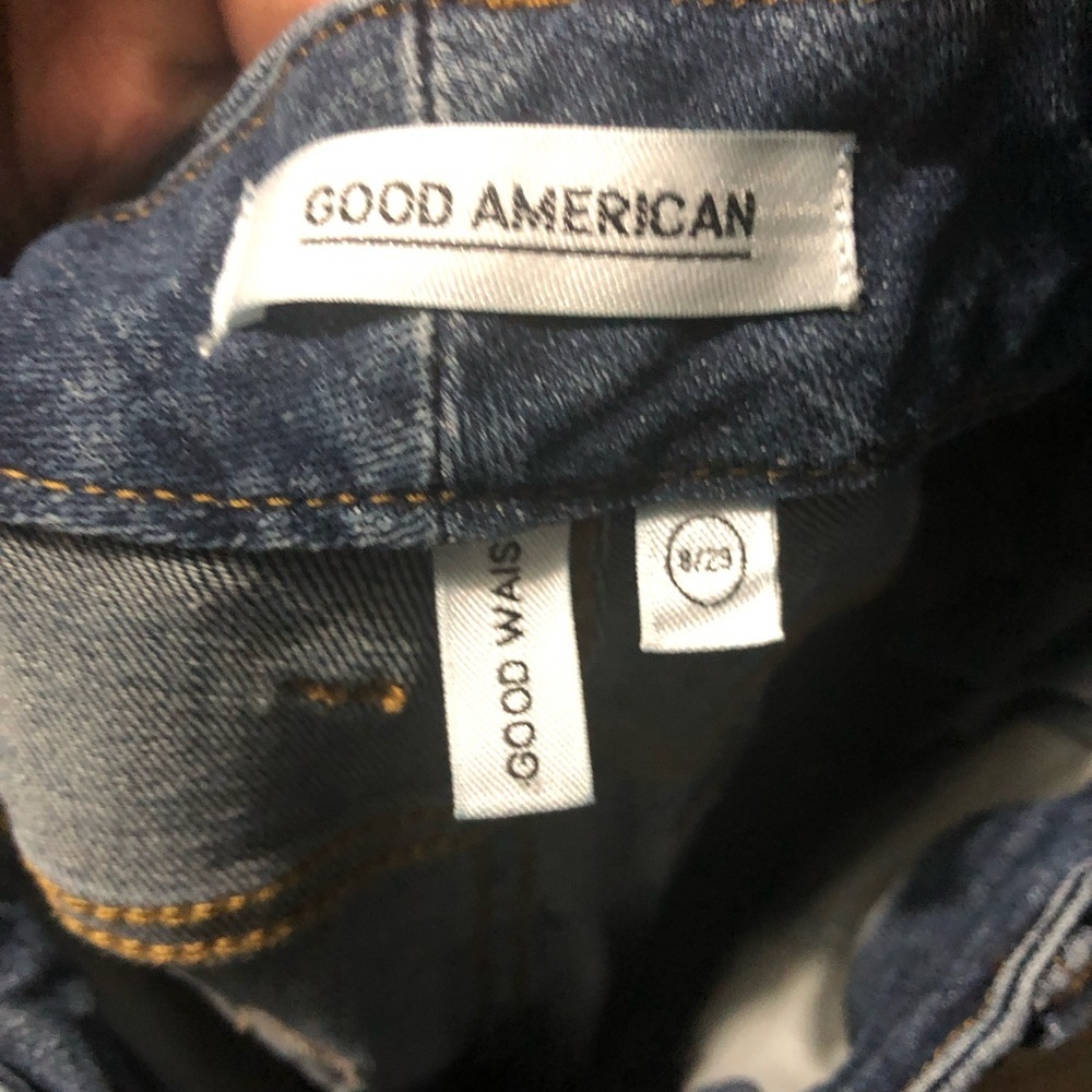 Good American Good Waist Jeans Slim Straight - Picture 2 of 5